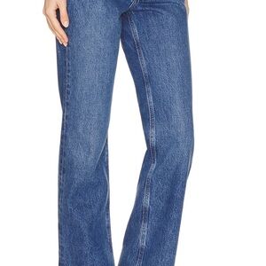 Agolde Blue Flare Wide Leg Jeans